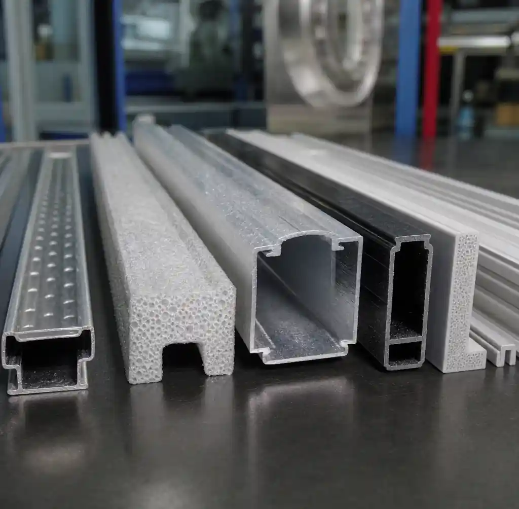 Different warm edge spacer types side by side