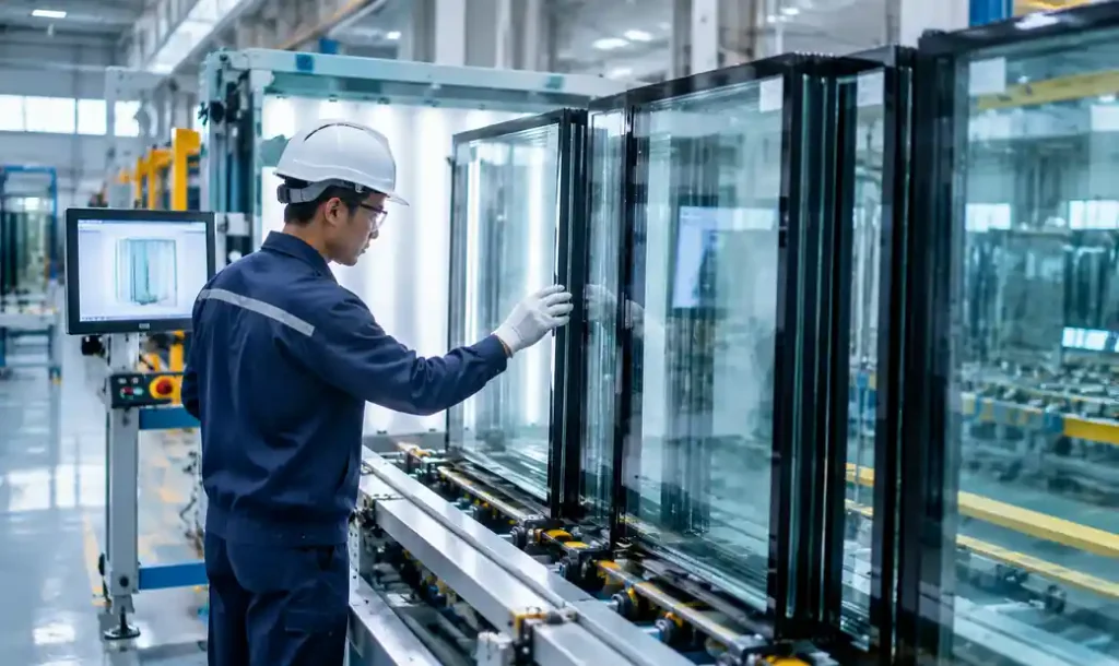 Quality control inspection of insulated glass units on manufacturing line