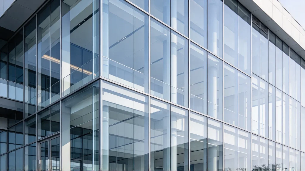 Heated glass for skylights and roof glazing