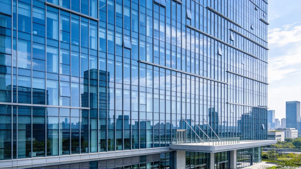 Heated glass for architectural windows and facades